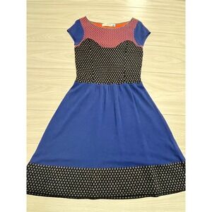 Sparrow Anthropologie Knit‎ Dress Fit Flare Pattern XS